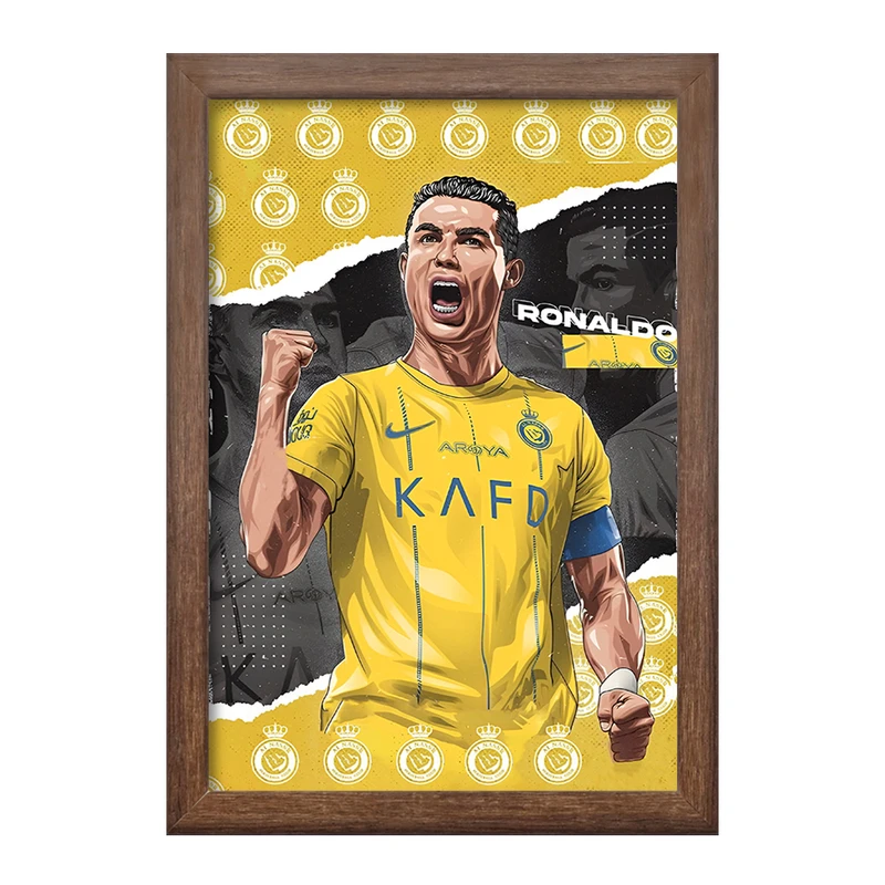تابلو خندالو طرح کریستیانو رونالدو کد F14256