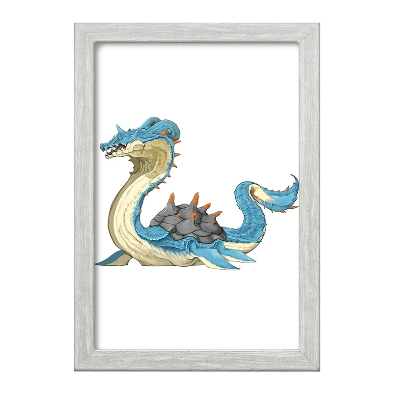 تابلو خندالو طرح بازی شکارچی هیولا (Monster Hunter) کد 33224