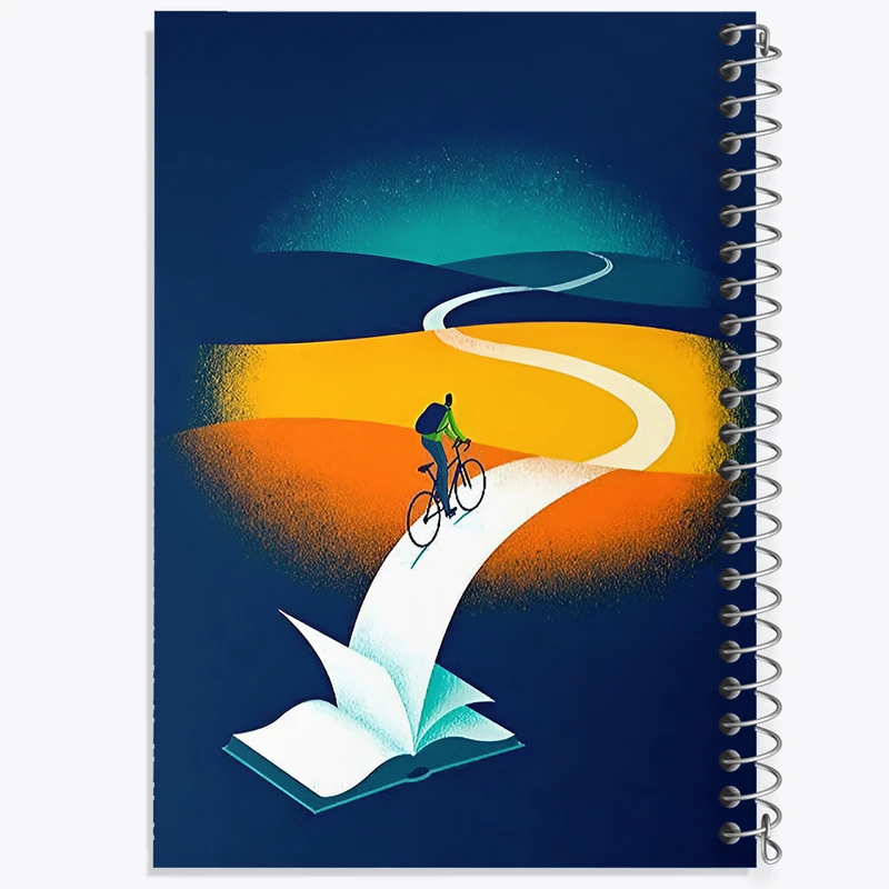 دفتر نقاشی 50 برگ خندالو طرح مسیر کد F8924