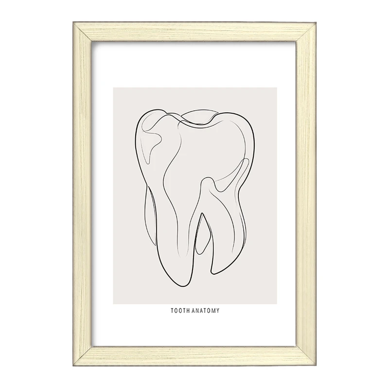 تابلو خندالو طرح آناتومی دندان (Tooth Anatomy) کد F13936