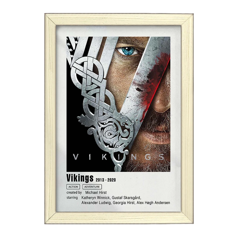 تابلو خندالو طرح وایکینگ ها (Vikings) کد F11930