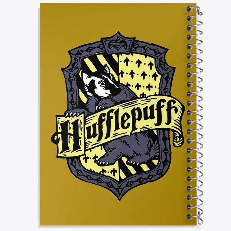 دفتر طراحی 50 برگ خندالو طرح هافلپاف هری پاتر Harry Potter  کد 19356