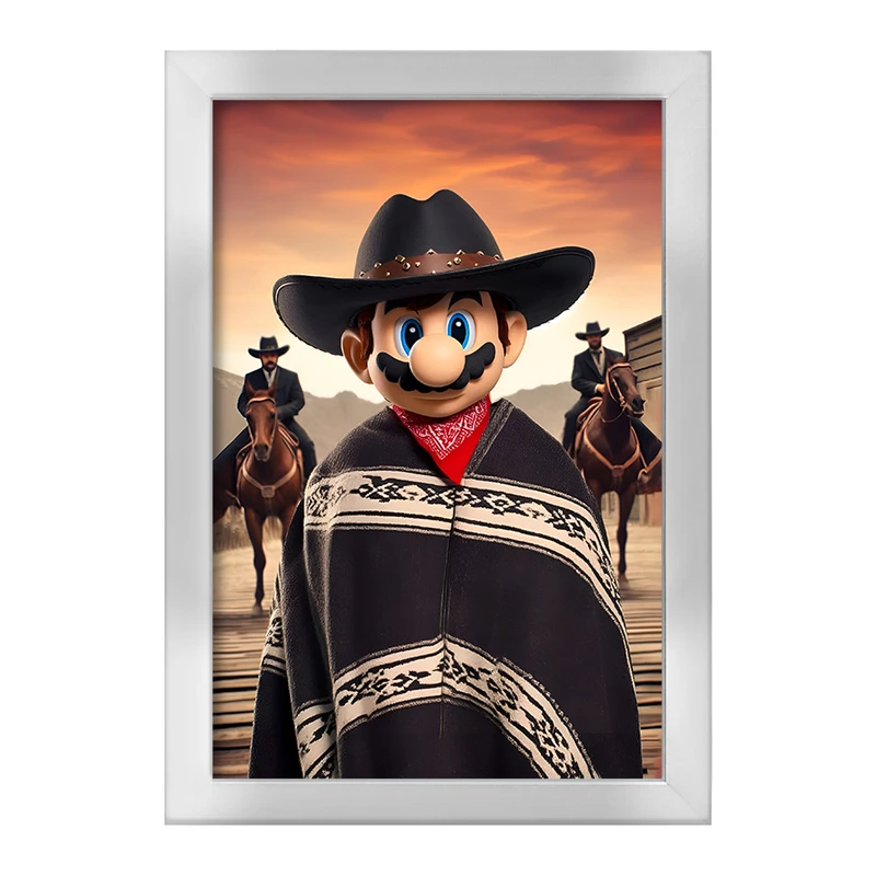 تابلو خندالو طرح سوپر ماریو (Super Mario) کد F10567