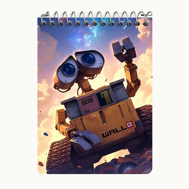 دفتر یادداشت 50 برگ خندالو طرح وال ای (Wall-E) کد N3373