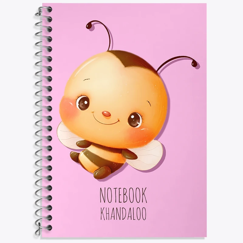 دفتر لغت 50 برگ خندالو طرح زنبور بامزه کد N7782