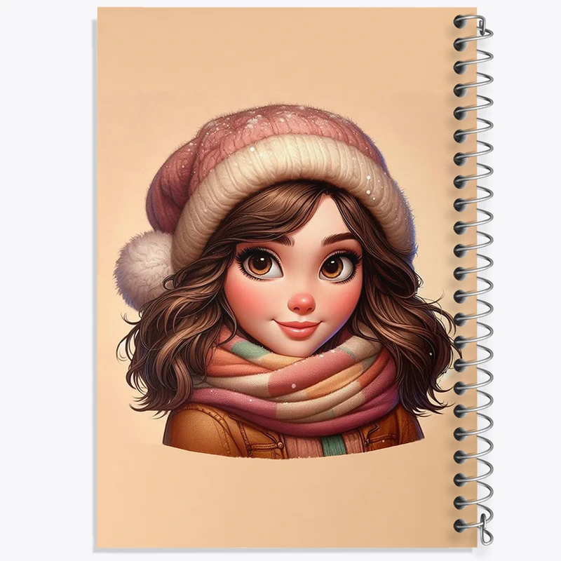 دفتر مشق 50 برگ خندالو طرح دخترانه کد F3118