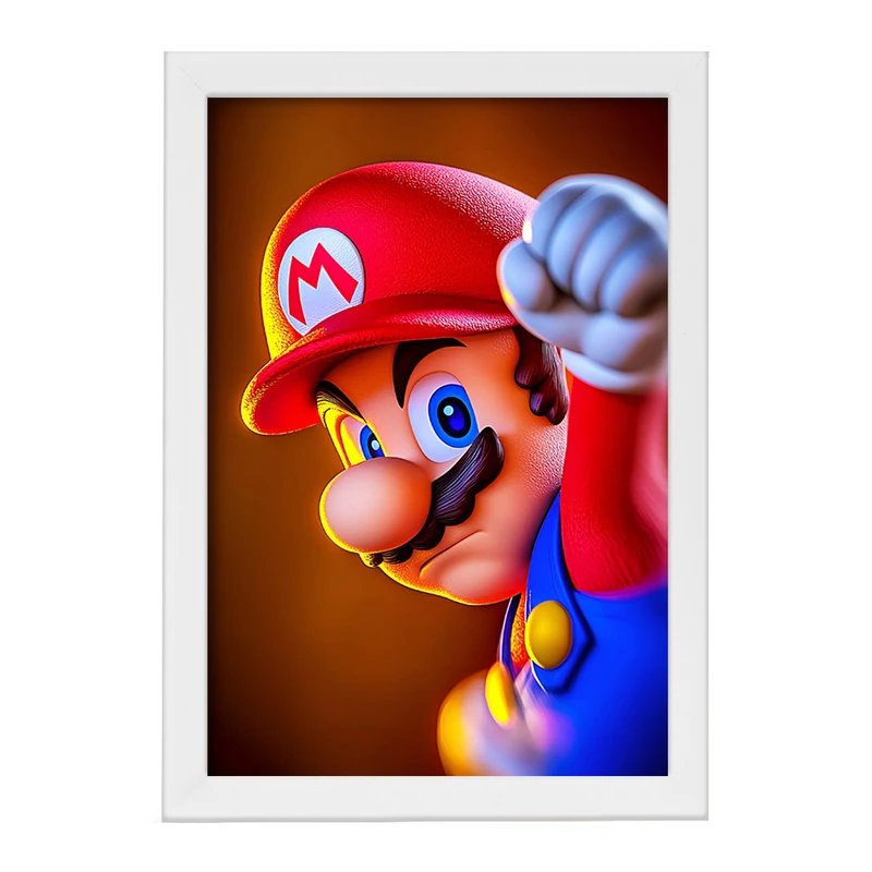 تابلو خندالو طرح سوپر ماریو (Super Mario) کد F13698