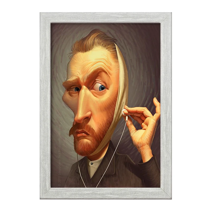 تابلو خندالو طرح ونسان ونگوگ کد F642