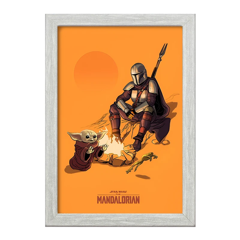 تابلو خندالو طرح مندلورین (The Mandalorian) کد F13753