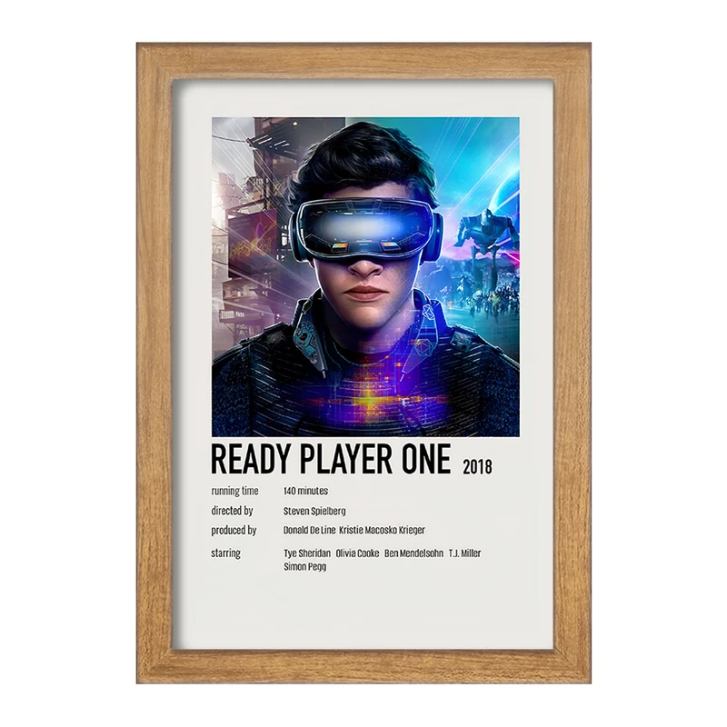 تابلو خندالو طرح بازیکن شماره یک آماده (Ready Player One) کد F13104