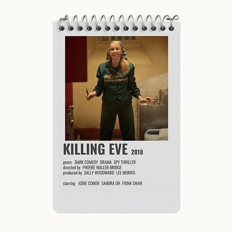 دفتر یادداشت 50 برگ خندالو طرح کشتن ایو (Killing Eve) کد F13058
