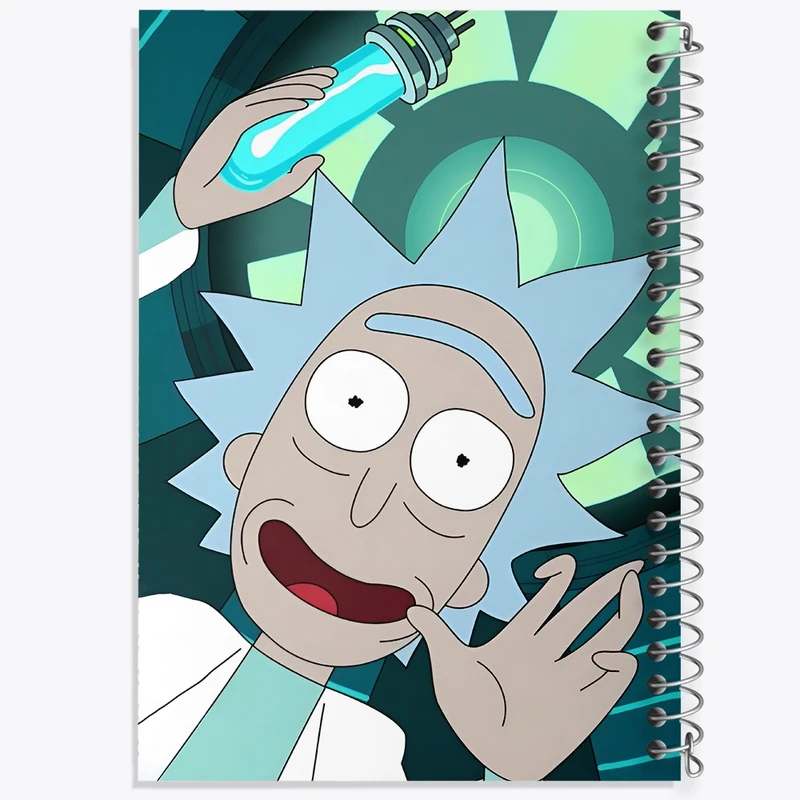 دفتر لیست خرید 50 برگ خندالو طرح ریک و مورتی (Rick and Morty) کد F4010