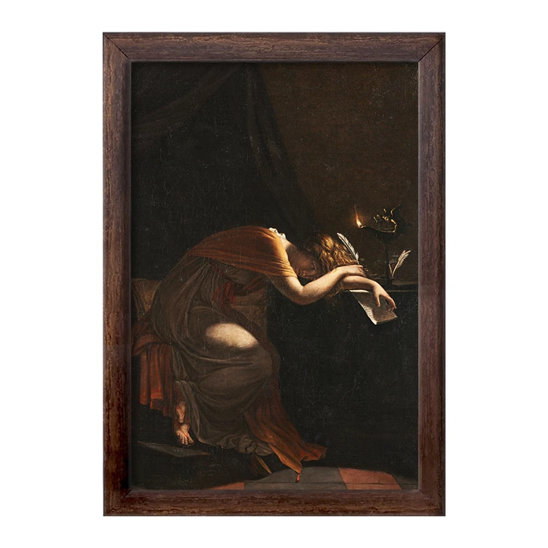 تابلو خندالو طرح نقاشی مرگ سوفونیسبا اثر پیر نرسیس گوئرین کد F12119