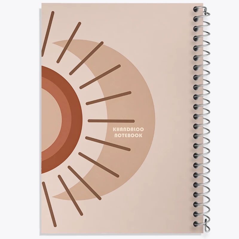 دفتر نقاشی 50 برگ خندالو طرح ماه و خورشید کد N8649