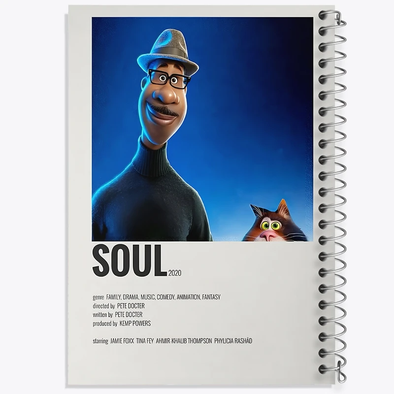 دفتر شطرنجی 50 برگ خندالو طرح روح (Soul) کد F13244