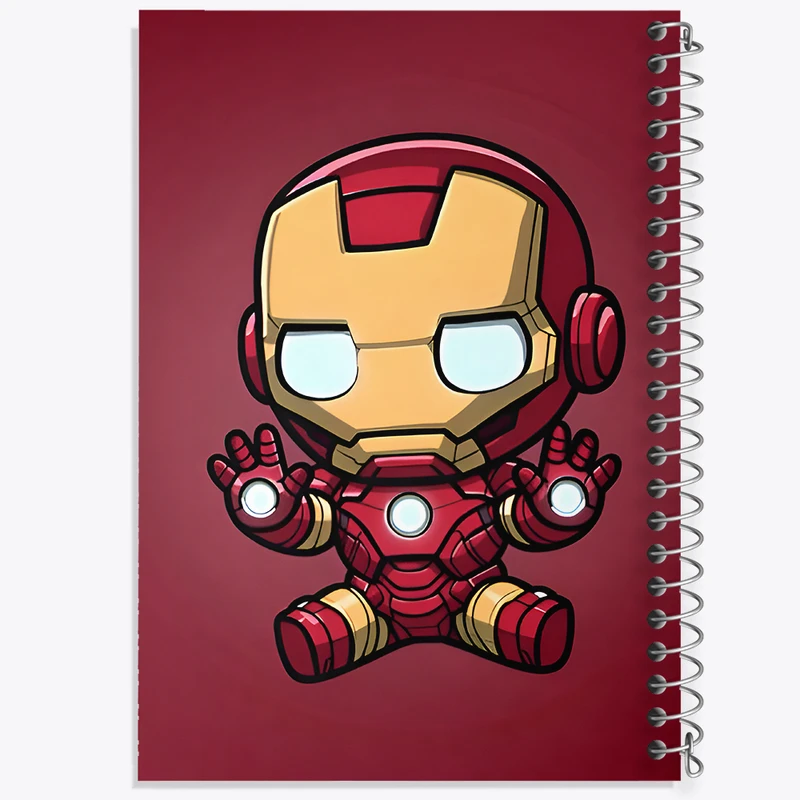 دفتر مشق 50 برگ خندالو طرح مرد آهنی مارول (Marvel) کد F9419