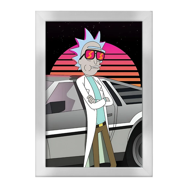 تابلو خندالو طرح ریک و مورتی (Rick and Morty) کد F4009