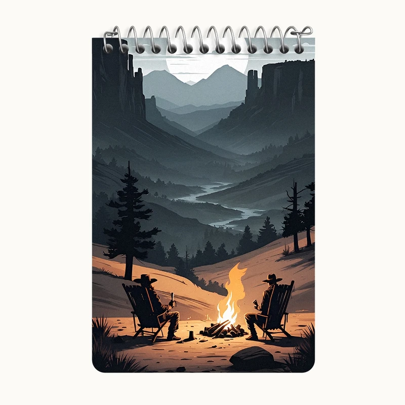 دفتر یادداشت 50 برگ خندالو طرح کابوی کد F4539