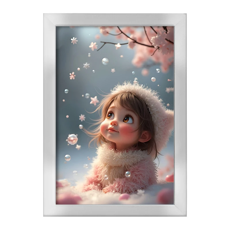 تابلو خندالو طرح دخترانه کودکانه کد F9491