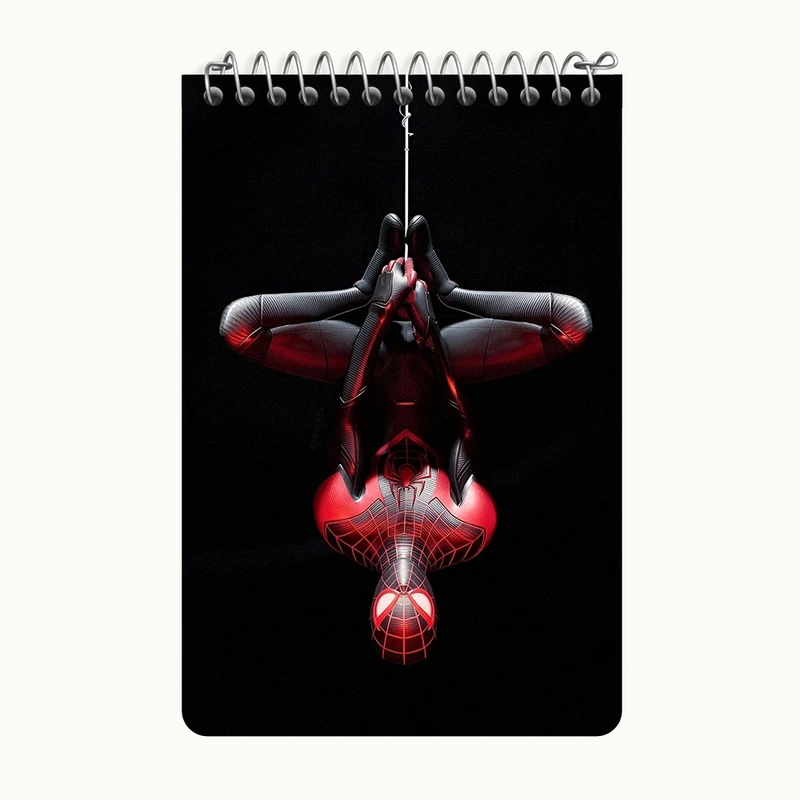 دفتر یادداشت 50 برگ خندالو طرح مرد عنکبوتی (Spider Man) کد F3946