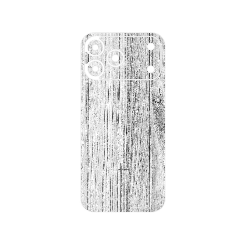 برچسب پوششی ماهوت مدل White_Wood مناسب برای گوشی موبایل اپل iPhone 17 Pro Max