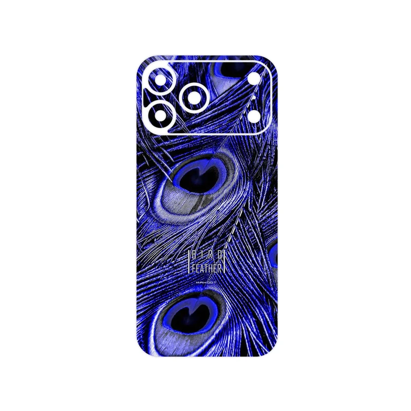 برچسب پوششی ماهوت مدل Purple Feather مناسب برای گوشی موبایل اپل iPhone 17 Pro Max