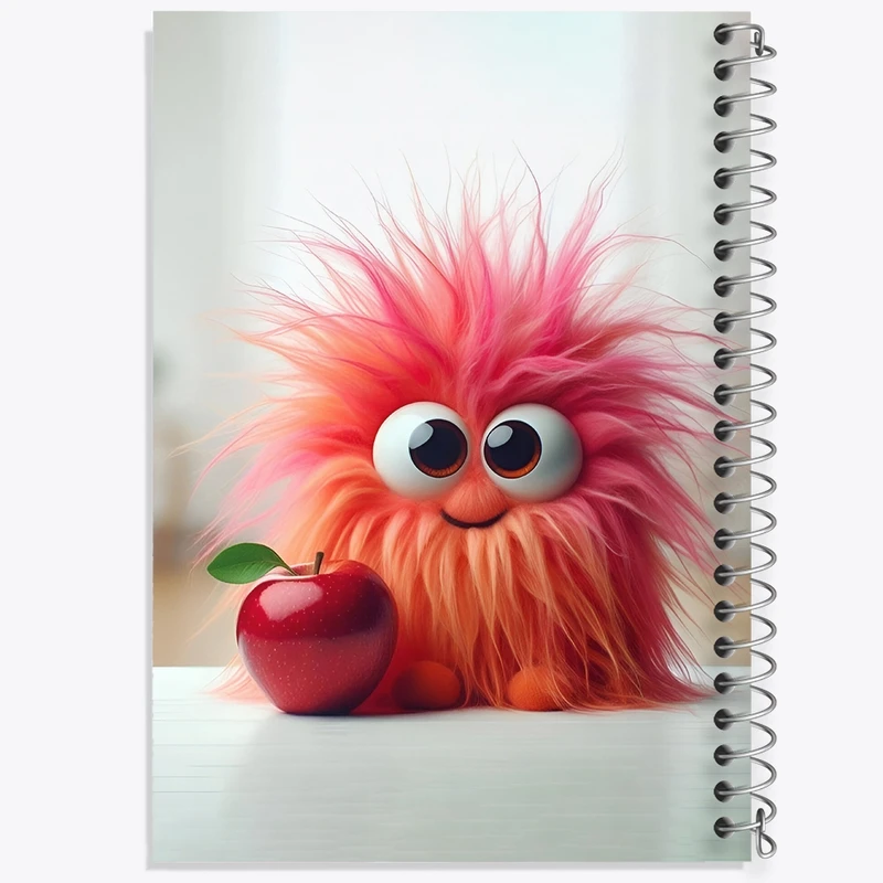 دفتر لیست خرید 50 برگ خندالو طرح هیولای قرمز کد N6171