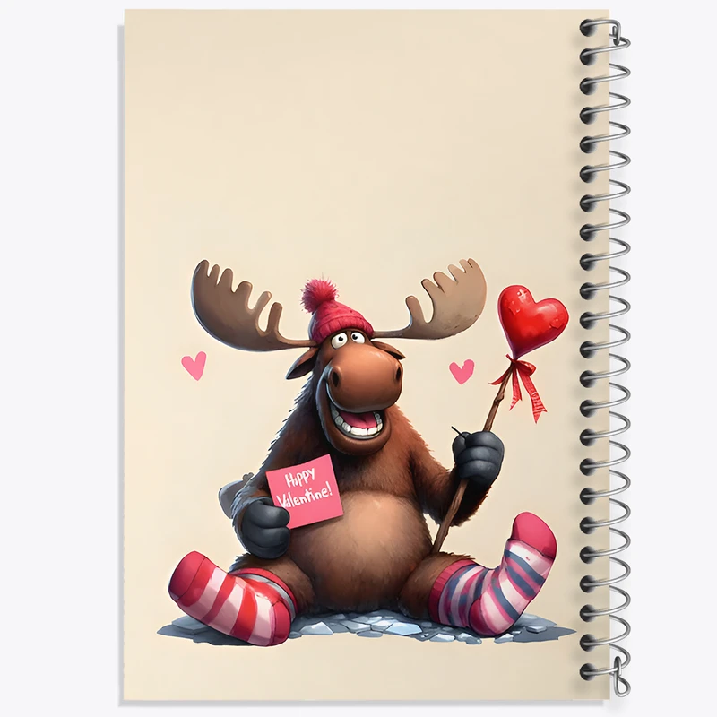 دفتر نقاشی 50 برگ خندالو طرح گوزن بامزه کد N7057