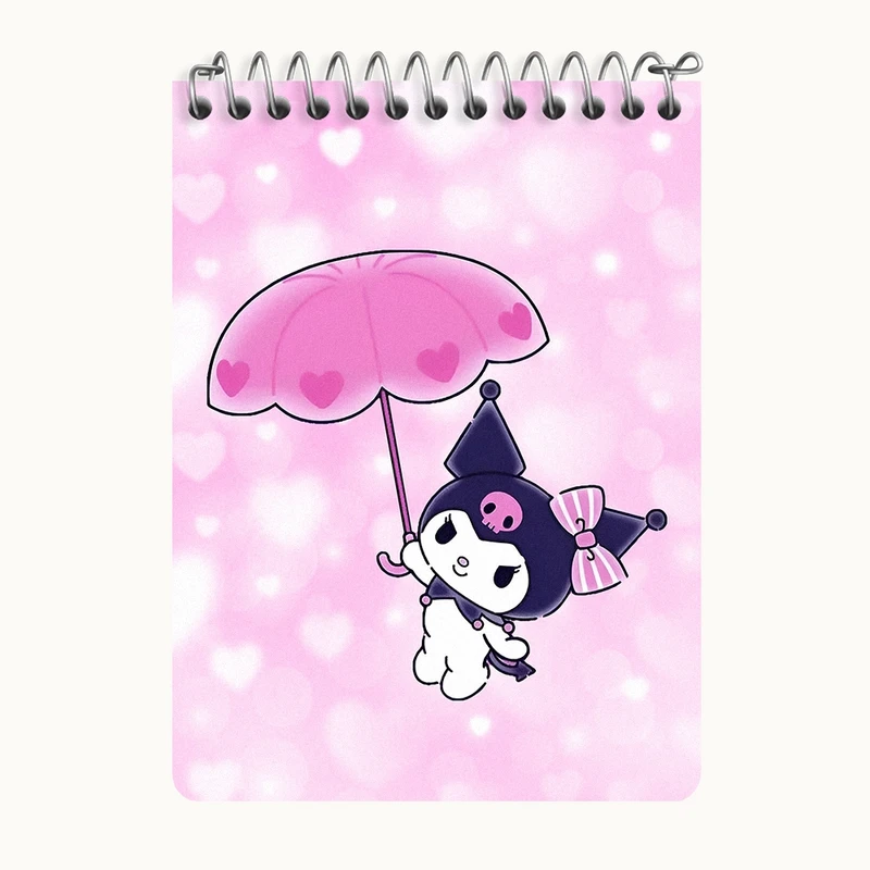 دفتر یادداشت 50 برگ خندالو طرح کرومی (Kuromi) کد N8964