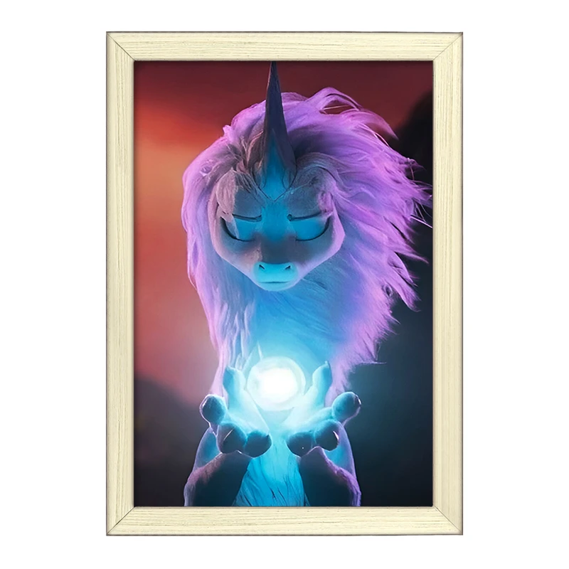 تابلو خندالو طرح رایا و آخرین اژدها کد F9811