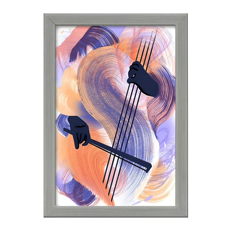 تابلو خندالو طرح نوازنده ویولنسل کد F4985