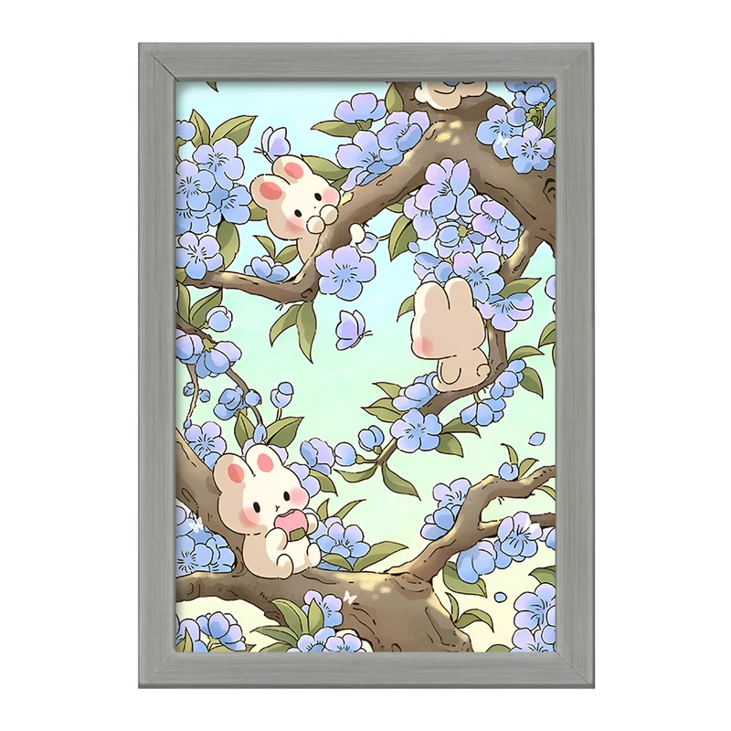 تابلو خندالو طرح خرگوش کیوت کد F4971