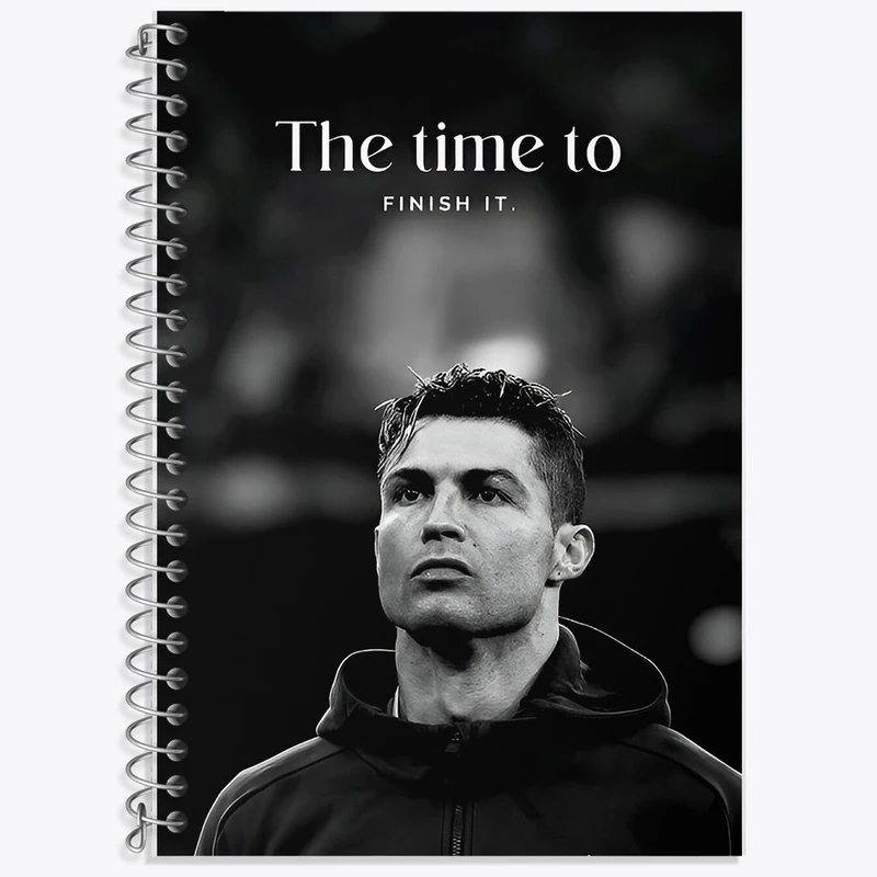 دفتر نت موسیقی 50 برگ خندالو طرح کریستیانو رونالدو کد F14255