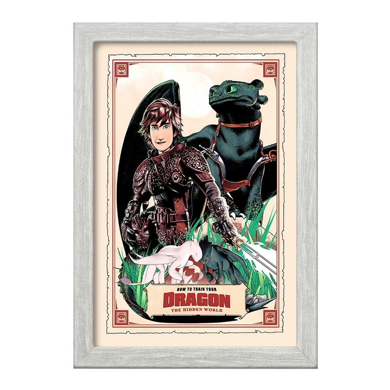 تابلو خندالو طرح چگونه اژدهای خود را تربیت کنیم کد F13570