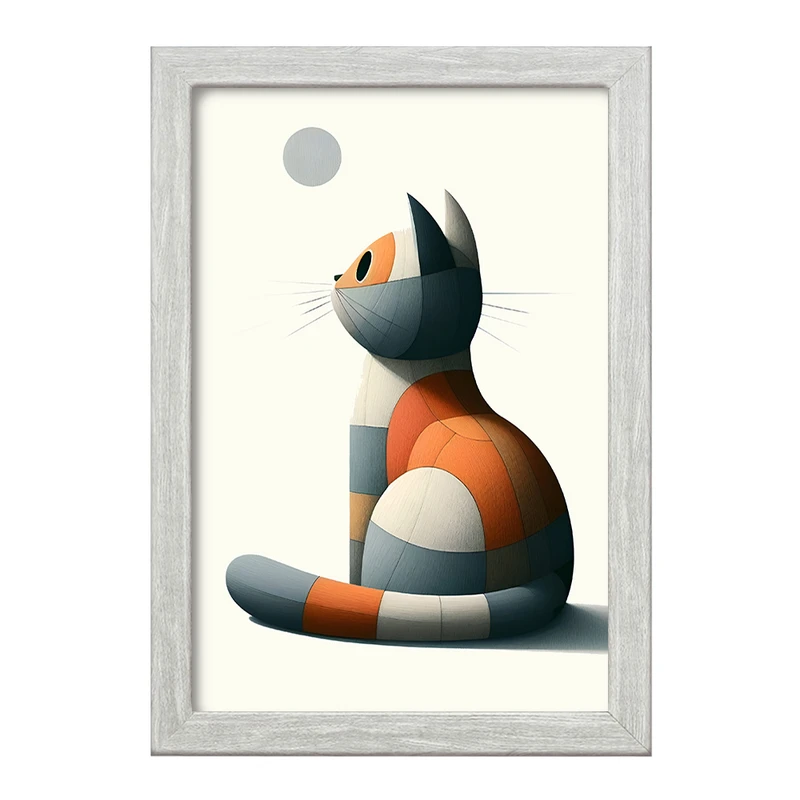 تابلو خندالو طرح گربه (Cat) کد F6205