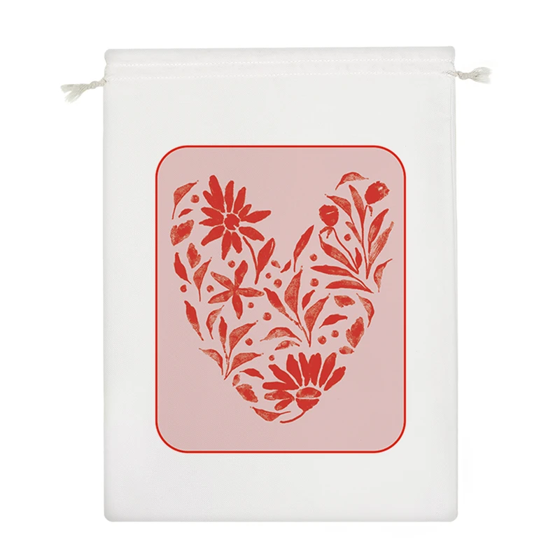 نظم دهنده خندالو مدل قلب گلی قرمز کد 10349