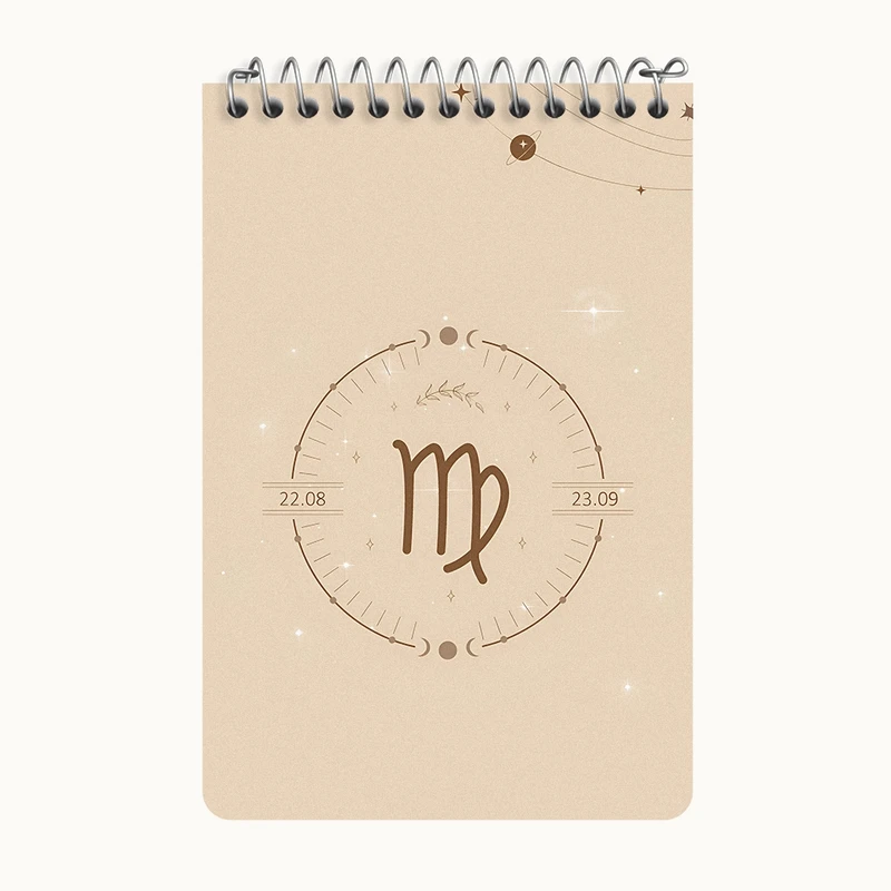 دفتر یادداشت 50 برگ خندالو طرح ماه تولد شهریور کد F10890