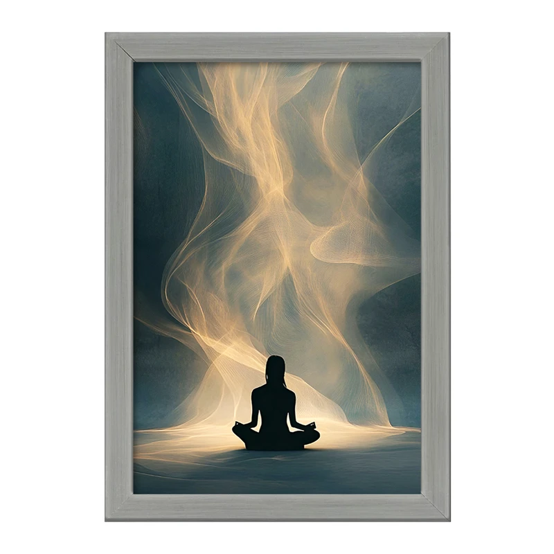 تابلو خندالو طرح مدیتیشن (Meditation) کد F8892