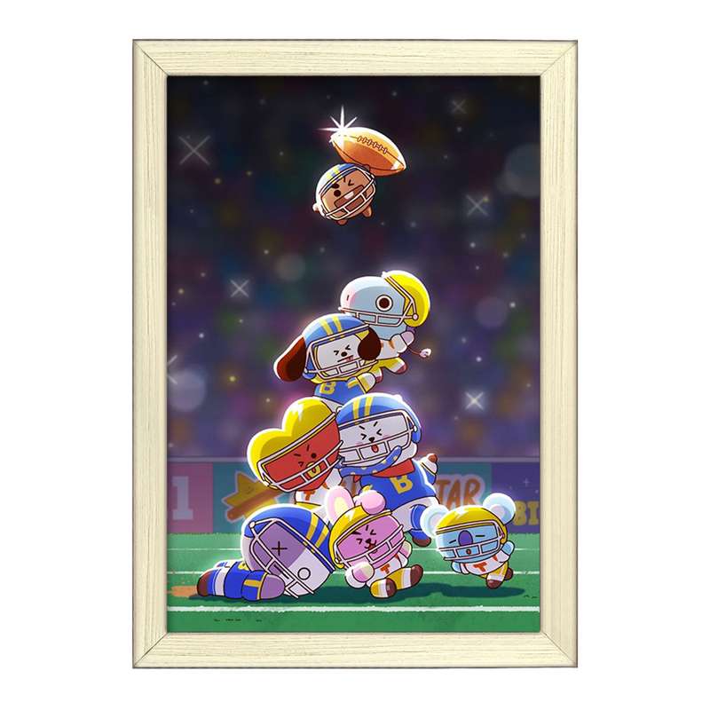 تابلو خندالو طرح BT21 کد 18761 تابلو خندالو طرح BT21 کد 18761