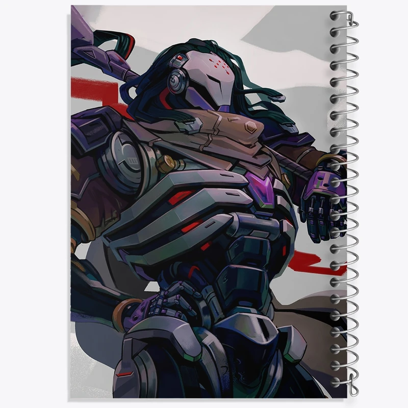 دفتر طراحی 50 برگ خندالو طرح بازی اورواچ (Overwatch) کد 31636