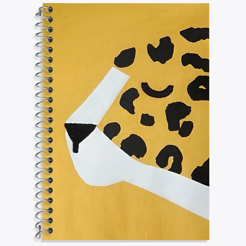 دفتر نت موسیقی 50 برگ خندالو طرح پلنگ (Leopard) کد N8515