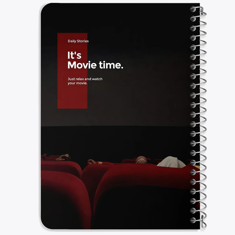 دفتر یادداشت 50 برگ خندالو طرح It's Movie Time کد F1096