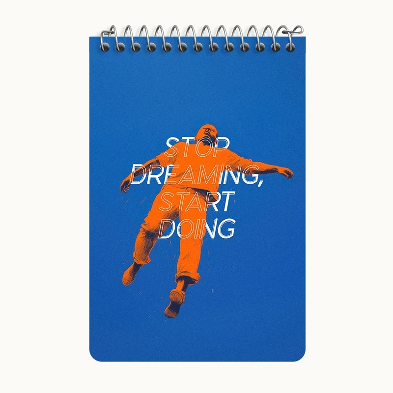 دفتر یادداشت 50 برگ خندالو طرح انگیزشی کد F3111