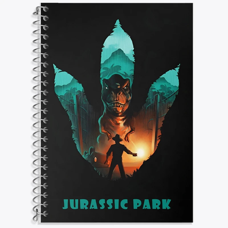 دفتر لغت 50 برگ خندالو طرح ژوراسیک (Jurassic Park) کد F13773