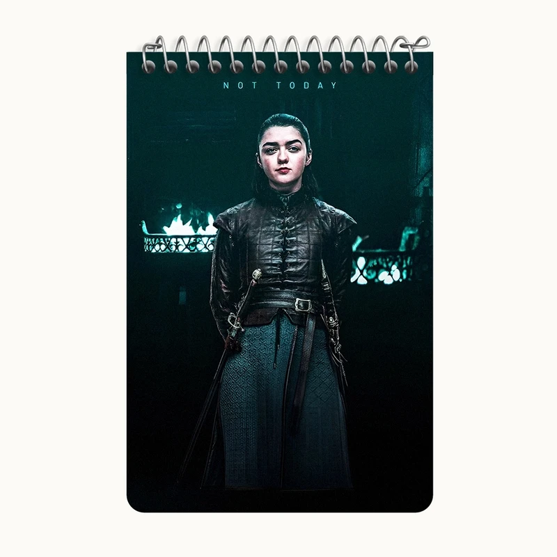 دفتر یادداشت 50 برگ خندالو طرح بازی تاج و تخت (Game Of Thrones) کد F10149