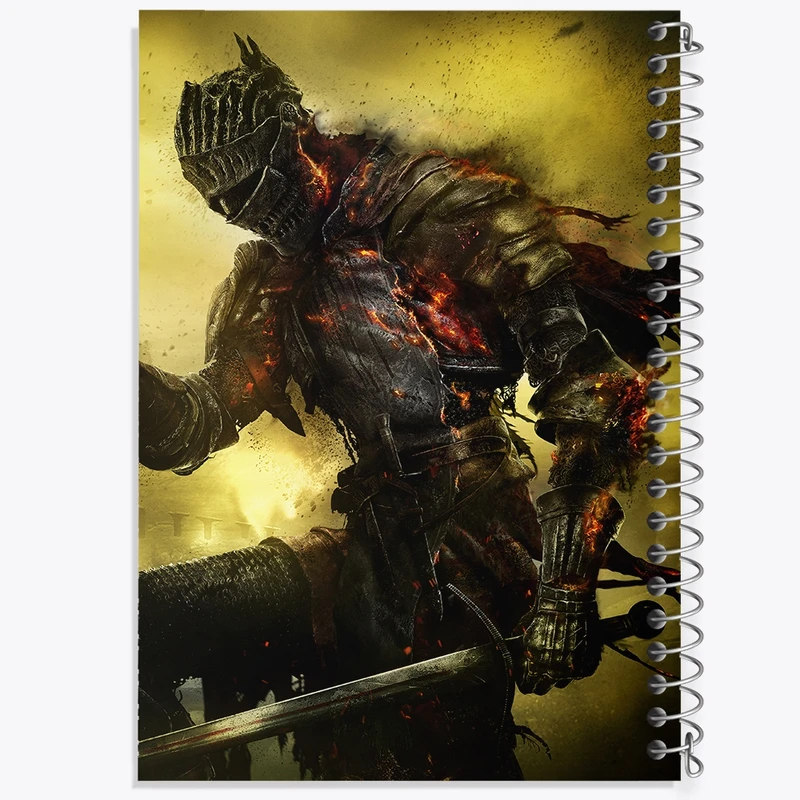 دفتر طراحی 50 برگ خندالو طرح کاور رسمی دارک سولز کد 30675