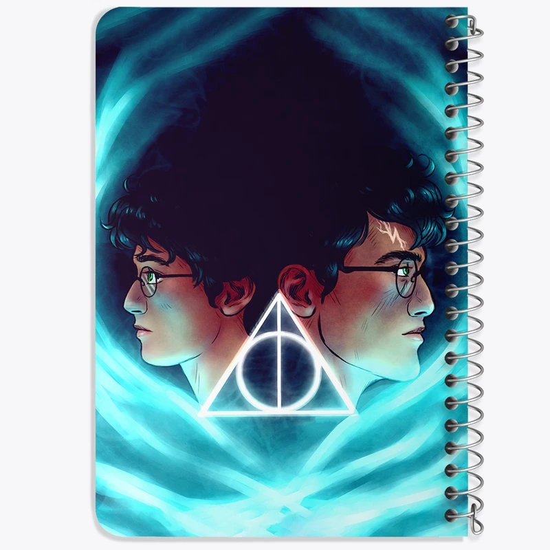 دفتر یادداشت 50 برگ خندالو طرح هری پاتر (Harry Potter) کد F2460