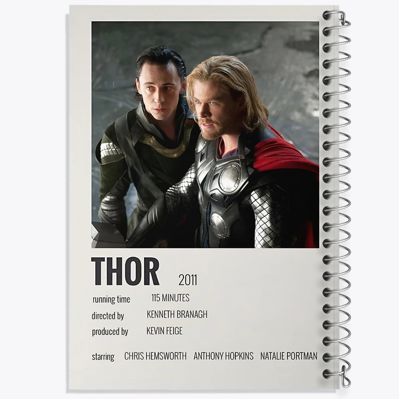 دفتر شطرنجی 50 برگ خندالو طرح ثور (Thor) کد F13415