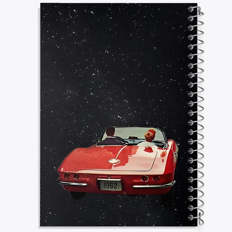 دفتر لیست خرید 50 برگ خندالو طرح پرواز با ماشین کد F4601