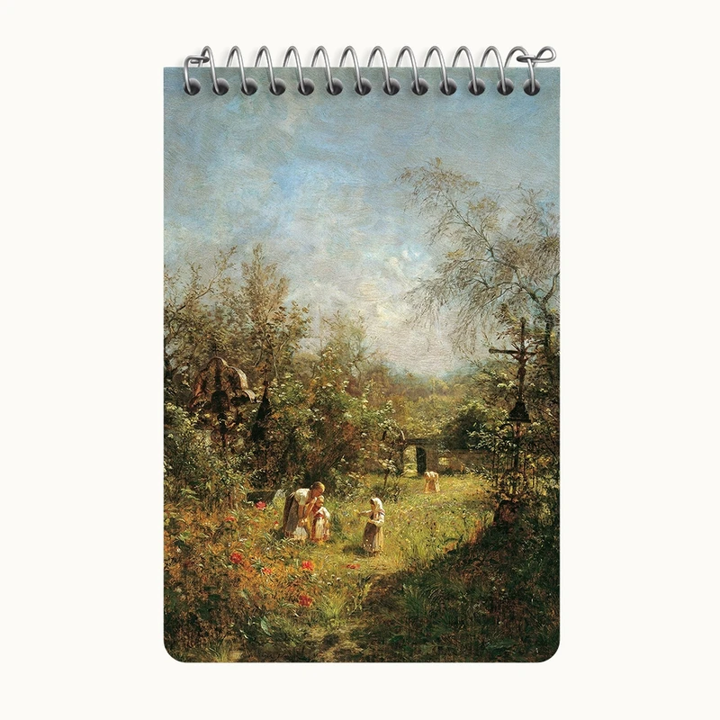 دفتر یادداشت 50 برگ خندالو طرح نقاشی ورفالنر فریدهوف در گویسرن اثر اولگا ویزینگر کد F12475